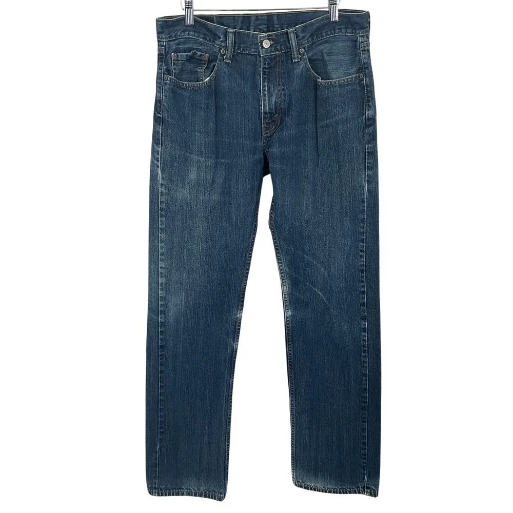Levi's 559 Relaxed Straight Jeans Mens 34x34 Blue Cotton Classic Denim
